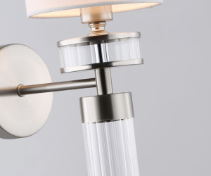 LH71295 SN/WH никель/белый E14 max 40W 210*130*340