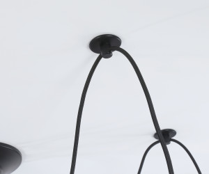 TR8178/6 BK черный E27 max 40W D630*910