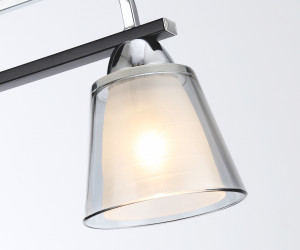 TR303231/2 BK/CH/SM/FR черный/хром/дымчатый/белый матовый E27*2 max 60W 340*120*250