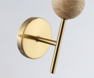 LH53254 BS/FR латунь/белый матовый E14 max 40W 110*100*400