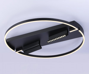 FL51462/1+2 BK черный 106W 3000K-6400K+4200K D800*110 (ПДУ РАДИО 2.4G)