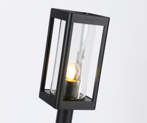 ST2417 BK/CL черный/прозрачный IP54 E27 max 40W 110*110*500