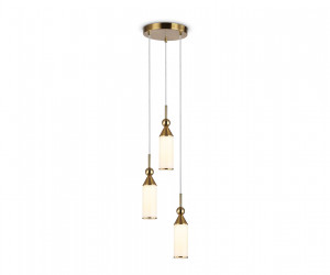 LH55272/3 BS/FR латунь/белый матовый E14 max 40W D230*1200