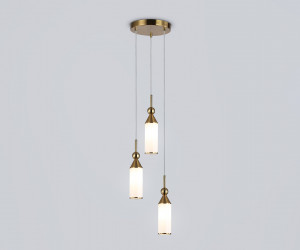 LH55272/3 BS/FR латунь/белый матовый E14 max 40W D230*1200