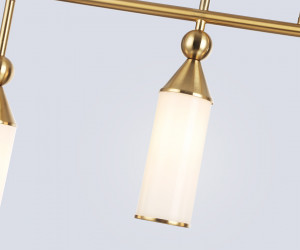 LH55274/4 BS/FR латунь/белый матовый E14*4 max 40W 845*65*1150