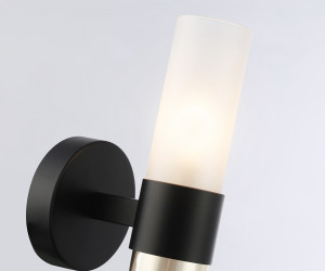 LH55106 BK/FR/TI черный/белый матовый/янтарь E14 max 40W 130*100*225