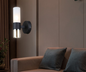 LH55106 BK/FR/TI черный/белый матовый/янтарь E14 max 40W 130*100*225