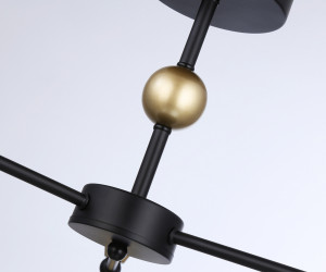 TR3169/3 BK/GD черный/золото E27/3 max 60W D580*380