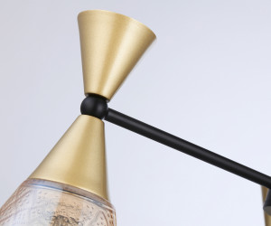 TR3169/3 BK/GD черный/золото E27/3 max 60W D580*380