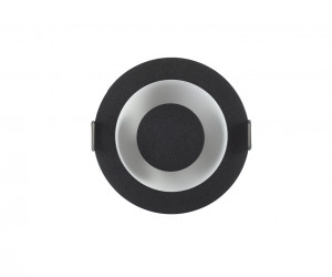 DK2500-BK Встраиваемый светильник, IP 20, 5 Вт, LED 3000, черный, алюминий