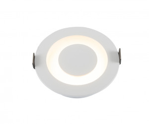 DK2500-WH Встраиваемый светильник, IP 20, 5 Вт, LED 3000, белый, алюминий