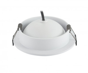 DK2500-WH Встраиваемый светильник, IP 20, 5 Вт, LED 3000, белый, алюминий