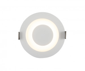 DK2700-WH Встраиваемый светильник, IP 20, 7 Вт, LED 3000, белый, алюминий