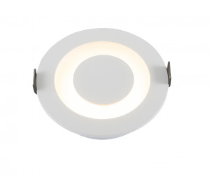 DK2700-WH Встраиваемый светильник, IP 20, 7 Вт, LED 3000, белый, алюминий