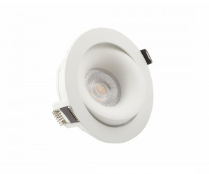 DK2120-WH Встраиваемый светильник, IP 20, 50 Вт, GU10, белый, алюминий