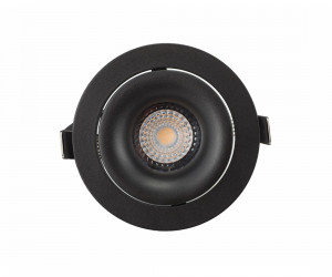 DK2120-BK Встраиваемый светильник, IP 20, 50 Вт, GU10, черный, алюминий