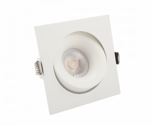 DK2121-WH Встраиваемый светильник, IP 20, 50 Вт, GU10, белый, алюминий