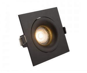 DK2121-BK Встраиваемый светильник, IP 20, 50 Вт, GU10, черный, алюминий