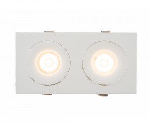 DK2122-WH Встраиваемый светильник, IP 20, 50 Вт, GU10, белый, алюминий