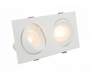 DK2122-WH Встраиваемый светильник, IP 20, 50 Вт, GU10, белый, алюминий