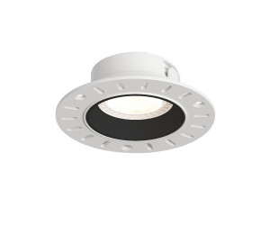 DK3055-BK Встраиваемый светильник, IP 20, 10 Вт, GU5.3, LED, черный, пластик