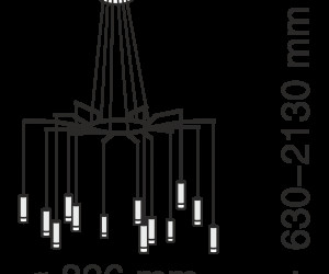 Подвесной светильник Maytoni MOD035PL-12B