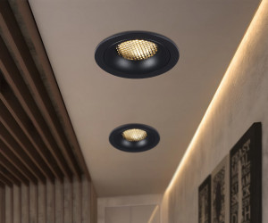 TN102724 BK черный GU5.3 92*92*23