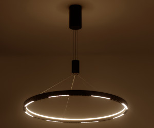 FL5856 BK черный 40W 3000K/4200K/6400K D800*860 (без ПДУ)