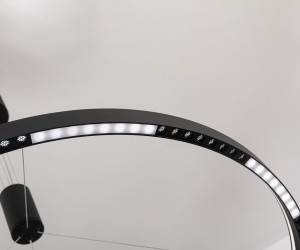 FL5856 BK черный 40W 3000K/4200K/6400K D800*860 (без ПДУ)