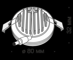 Встраиваемый светильник Technical DL303-L7B4K