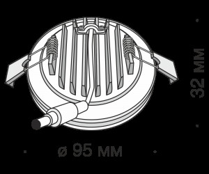 Встраиваемый светильник Technical DL2001-L12W