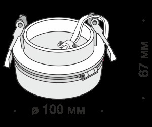 Встраиваемый светильник Technical DL2003-L12B4K