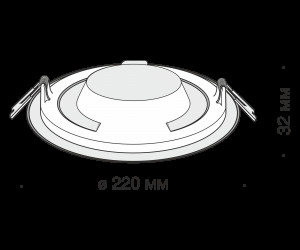 Встраиваемый светильник Technical DL017-6-L18W