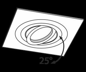 Встраиваемый светильник Technical DL024-2-01B