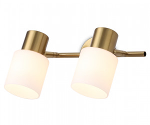 TR3969/2 BS/FR латунь/белый матовый E27*2 max 40W 260*80*210