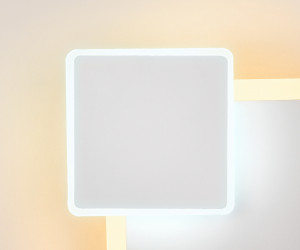 FW106 WH/S белый/песок LED 3000K/6400K 18W 240*220*50