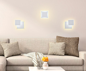 FW106 WH/S белый/песок LED 3000K/6400K 18W 240*220*50