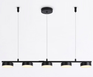 FL51734/5 BK черный 3000K/4200K/6400K 25W 800*100*1000 (Без ПДУ)