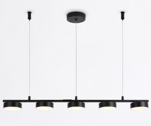 FL51734/5 BK черный 3000K/4200K/6400K 25W 800*100*1000 (Без ПДУ)