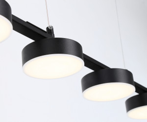 FL51734/5 BK черный 3000K/4200K/6400K 25W 800*100*1000 (Без ПДУ)