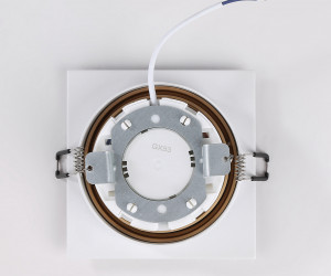 TN51916 WH/GD белый/золото GX53 max 12W 115*115*23