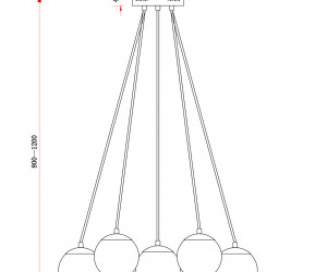 Подвесной светильник Freya FR5231PL-13CH