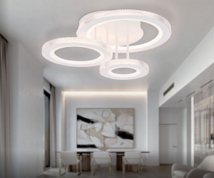 FA8867/3 WH белый 3000K-6400K 38W 470*380*170 (ПДУ ИК)