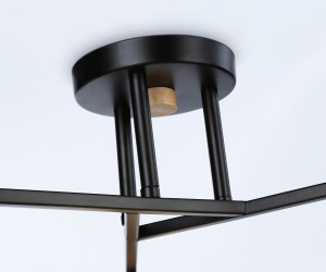 TR9493/3 BK/FR черный/белый матовый E27/3 max 40W D470*280