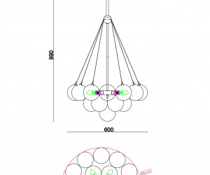 Подвесной светильник Freya FR5231PL-06BS