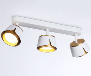 TN71235/3 WH/GD белый/золото GX53/3 380*100*147