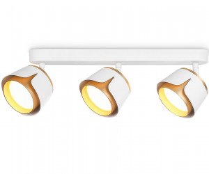 TN71235/3 WH/GD белый/золото GX53/3 380*100*147