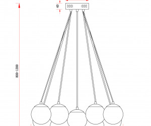 Подвесной светильник Freya FR5231PL-19CH