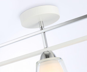 TR303233/3 WH/CH/CL/FR белый/хром/прозрачный/белый матовый E27*3 max 60W 550*120*250