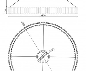 Подвесной светильник Freya FR5257PL-L32CH